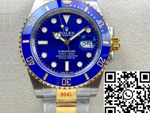 Blue Factory Submariner VS Rolex M126613LB-0002 41MM Bezel 1204